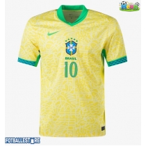 Brasil Rodrygo Goes #10 Hjemmedrakt Copa America 2024 Kortermet